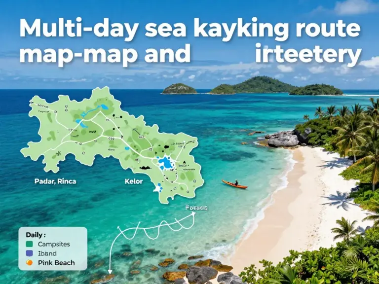 Top Multi-Day Kayaking Routes: Detailed Itineraries, Daily Distances, and Highlights (Padar, Rinca, Kelor, Pink Beach)