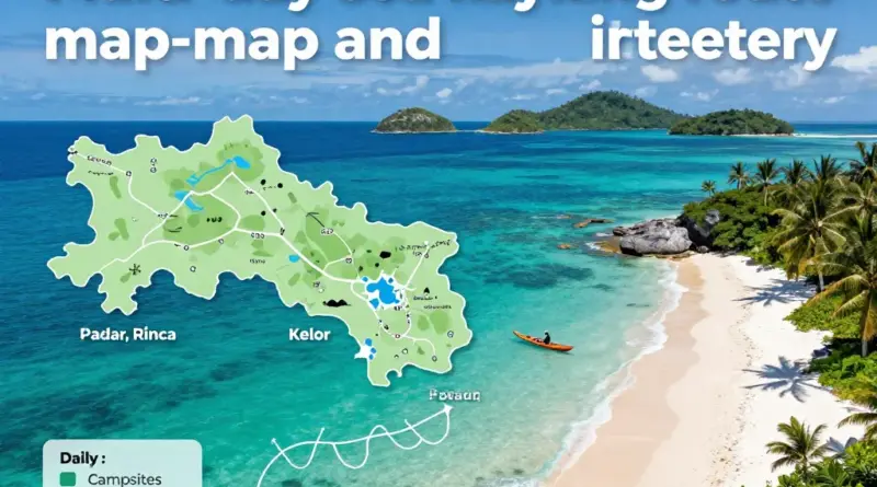 Top Multi-Day Kayaking Routes: Detailed Itineraries, Daily Distances, and Highlights (Padar, Rinca, Kelor, Pink Beach)