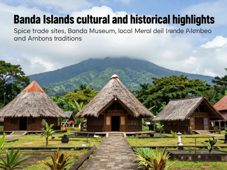 Top cultural and historical highlights: spice trade sites, Banda museum visits, local Banda and Ambon traditions, and must-see historical landmarks
