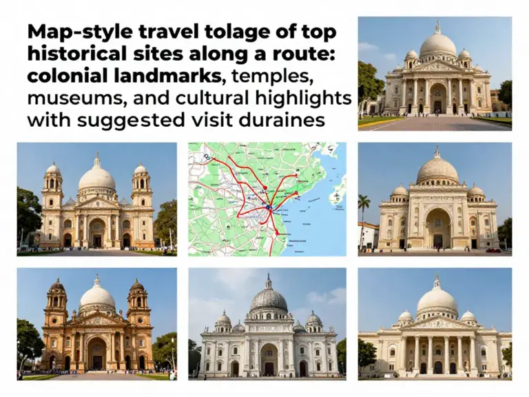 Top historical sites and stories en route: must-see colonial landmarks, temples, museums, and the cultural significance of each stop with suggested visit durations