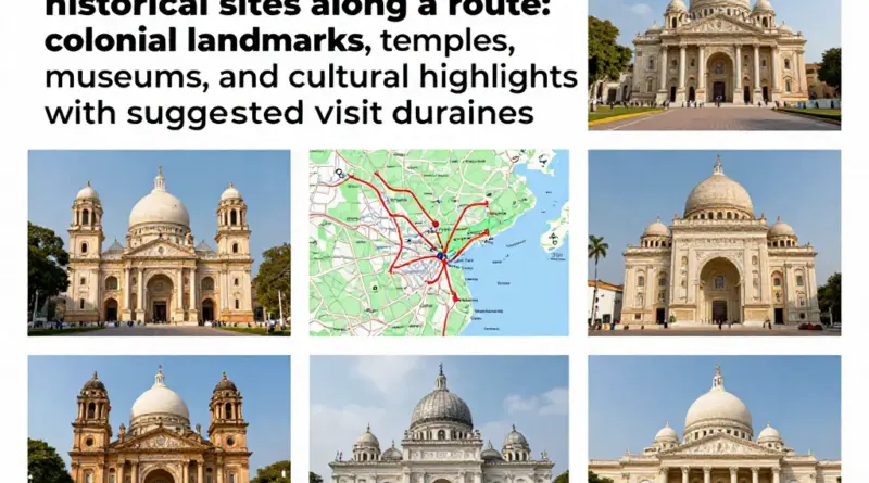 Top historical sites and stories en route: must-see colonial landmarks, temples, museums, and the cultural significance of each stop with suggested visit durations