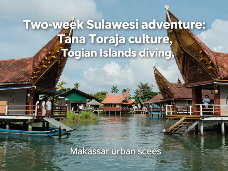 Two Weeks in Sulawesi: The Ultimate 14-Day Tana Toraja, Togian Islands, and Makassar Itinerary for Culture, Diving, and Adventure