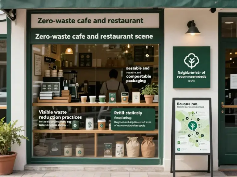 Waste-smart cafes and restaurants: how to identify businesses with zero-waste practices, menus, packaging alternatives, and recommended spots by area