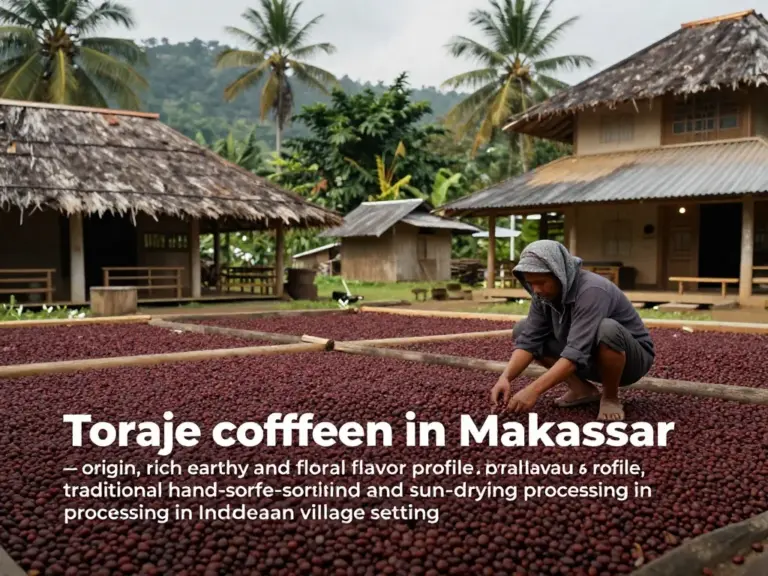 What makes Toraja beans unique in Makassar — origin, flavor profile, and traditional processing methods