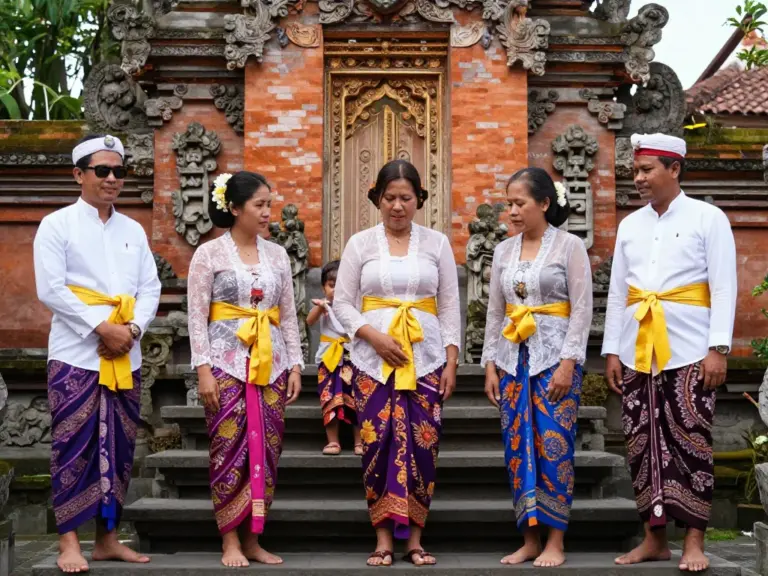 What to Wear: Appropriate Dress Codes for Men, Women, and Children at Balinese Temples