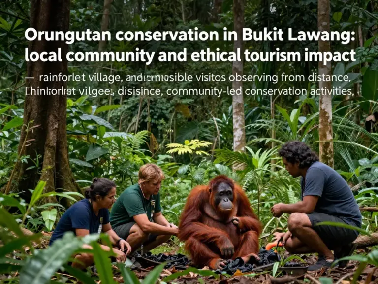 Why Ethical Tourism Matters: Understanding Orangutan Conservation, Local Communities, and Visitor Impact in Bukit Lawang