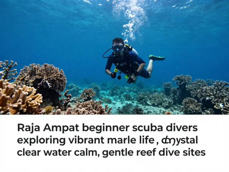 Why Raja Ampat is Ideal for Beginner Divers — Marine Life, Visibility, and Gentle Dive Sites