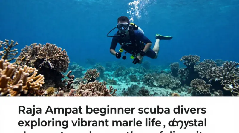 Why Raja Ampat is Ideal for Beginner Divers — Marine Life, Visibility, and Gentle Dive Sites