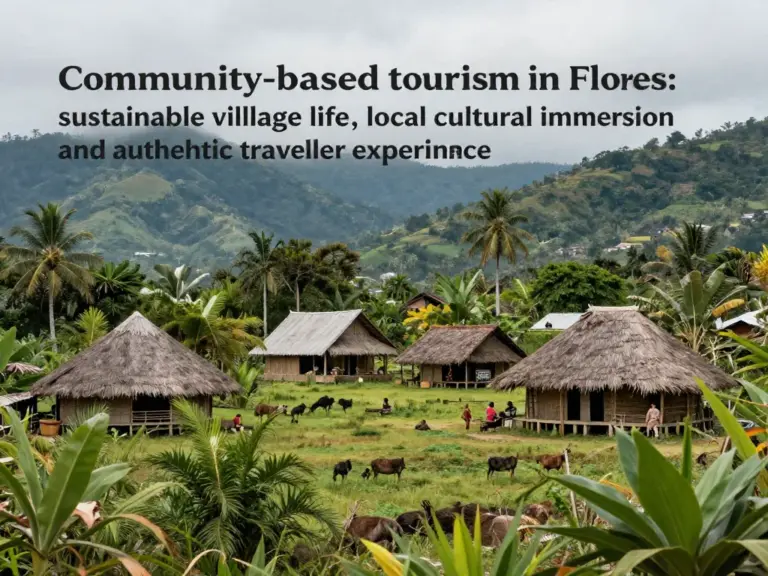 Why community-based tourism matters in Flores: sustainable benefits for locals and authentic experiences for travelers