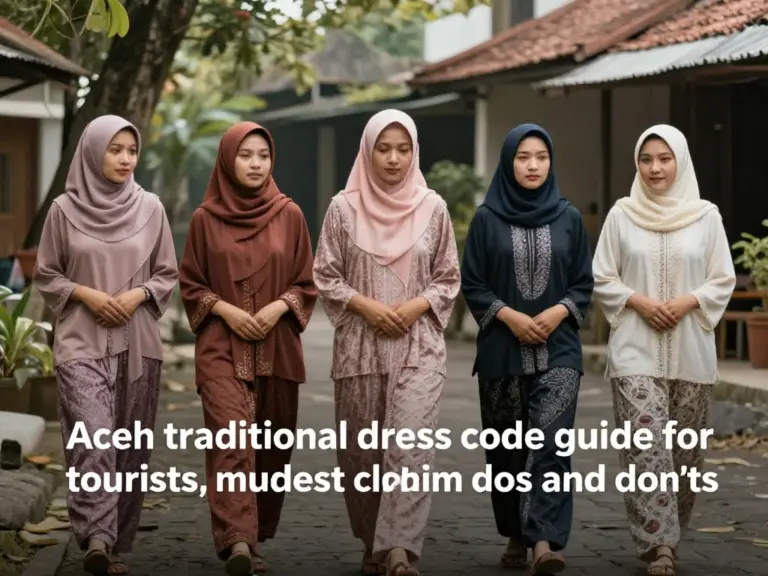 Aceh Dress Code Guide for Tourists: What to Wear and What to Avoid