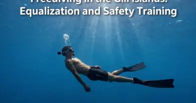 Freediving the Gilis Courses: Equalization and Safety Protocols