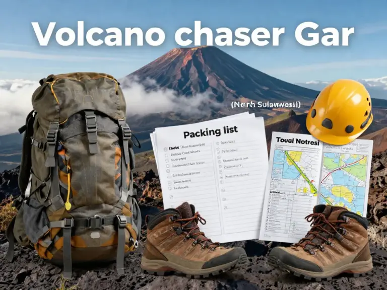 Gear, Packing List, and Local Guide Options for Safe Volcano Chasing in North Sulawesi
