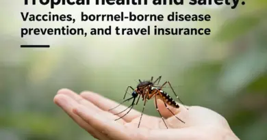 Health and Safety in the Tropics: Essential Vaccines, Dengue & Malaria Prevention, and Travel Insurance