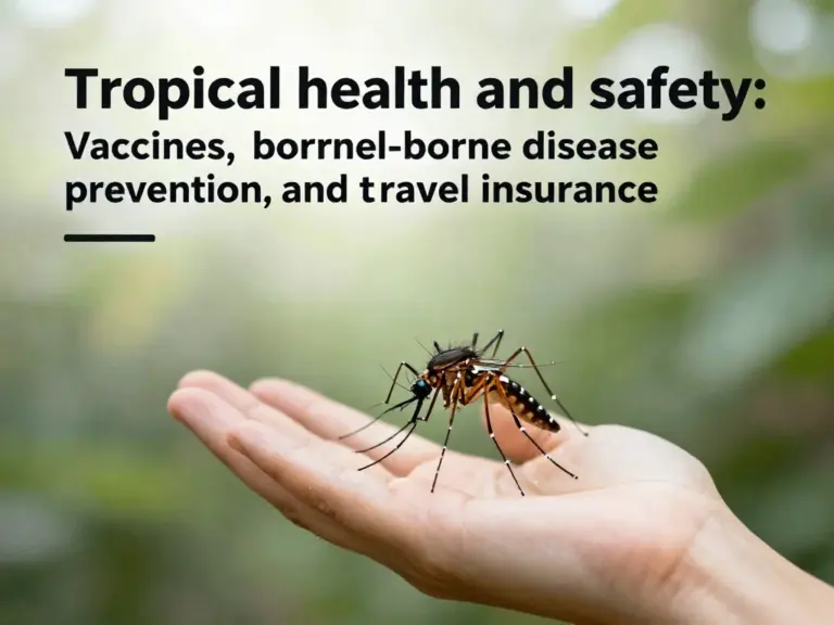 Health and Safety in the Tropics: Essential Vaccines, Dengue & Malaria Prevention, and Travel Insurance