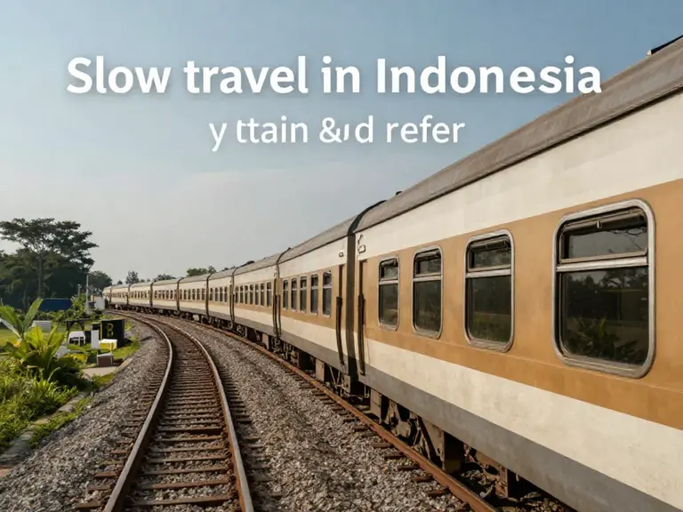 Slow Travel Indonesia by Train and Ferry: How to Cut Emissions Without Missing the Best Highlights