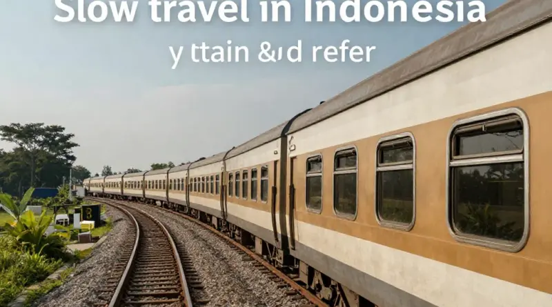 Slow Travel Indonesia by Train and Ferry: How to Cut Emissions Without Missing the Best Highlights