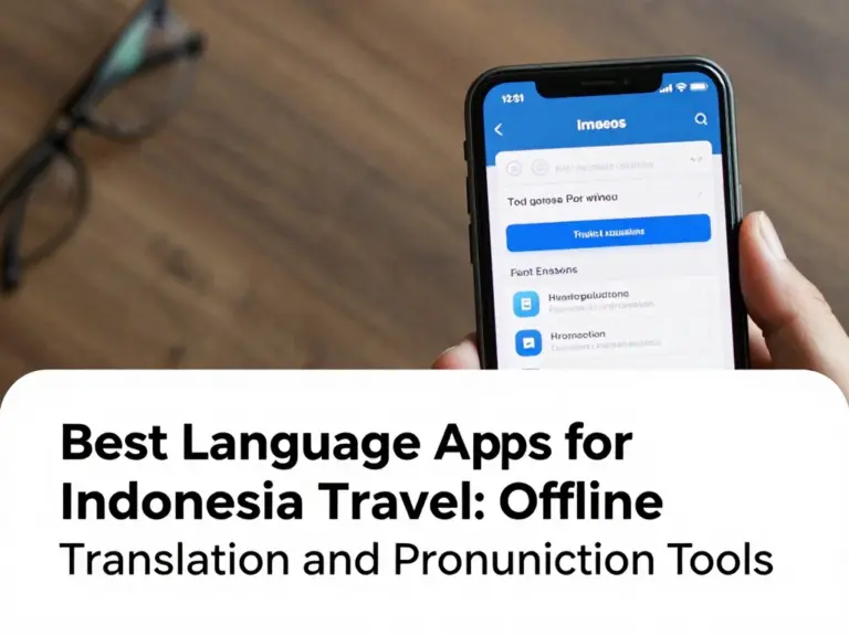 Best Language Apps for Indonesia Travel: Offline, Translation, and Pronunciation Tools