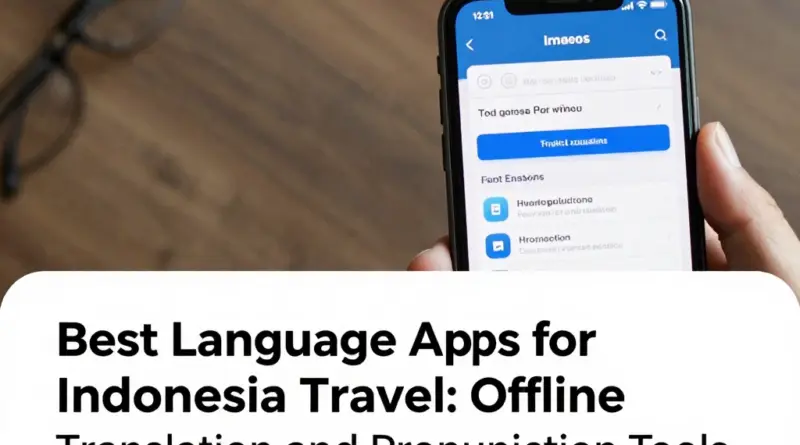Best Language Apps for Indonesia Travel: Offline, Translation, and Pronunciation Tools