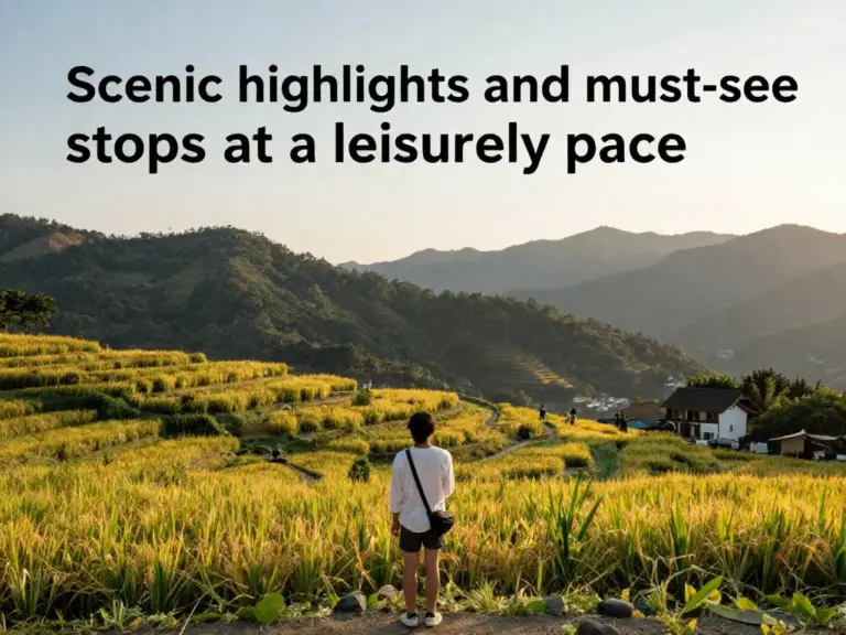 Best Scenic Stops and Must-See Highlights You Can Still Experience at a Slower Pace