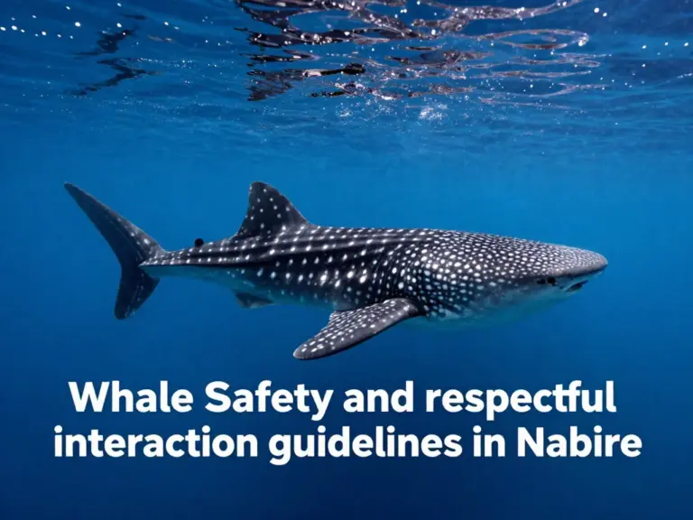 Codes of Conduct for Safe and Respectful Whale Shark Interactions in Nabire
