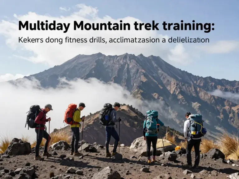 How to Train for Rinjani — Trekking Fitness Plans, Altitude Prep, and Packing a Nutrition Schedule for Multiday Hikes