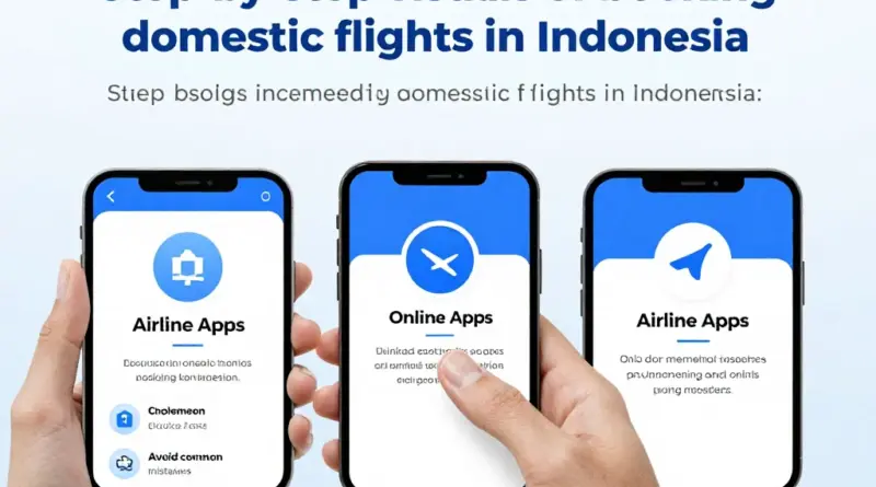 How to book domestic flights in Indonesia step-by-step: online booking tips, promo hunting, using airline apps, and avoiding common booking mistakes