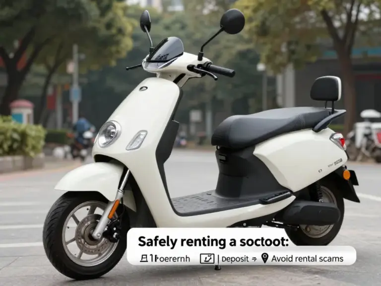 How to rent a scooter safely and what to check in the rental agreement? (documents, helmet quality, rental scams, deposit and photo evidence)
