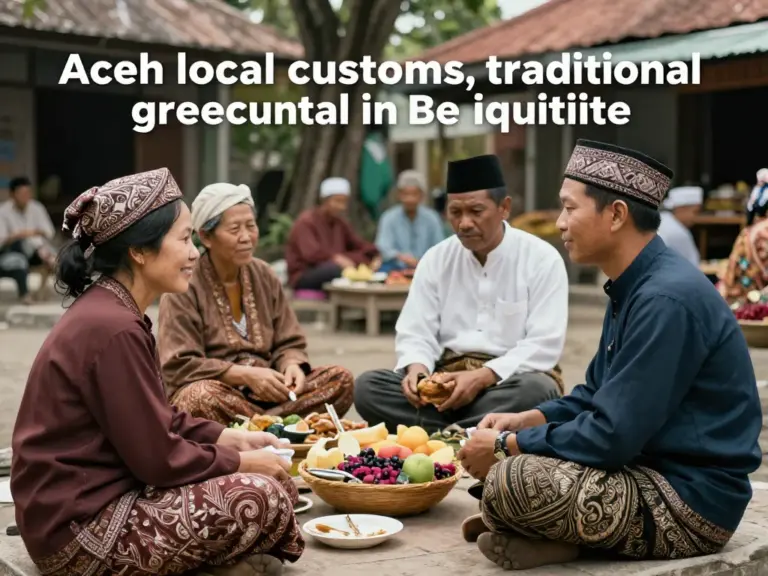 Local Customs in Aceh: Social Etiquette, Greetings, and Public Conduct