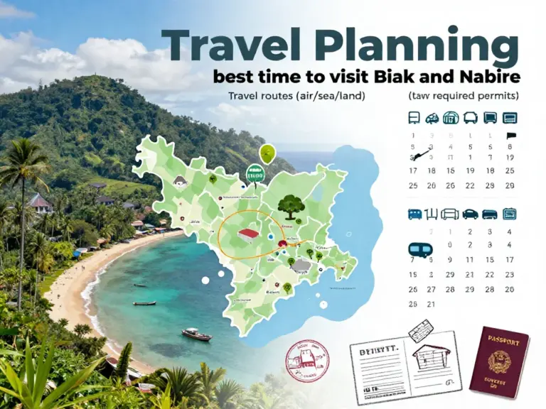Planning Your Trip: Best Time to Visit, How to Get to Biak and Nabire, and Essential Permits