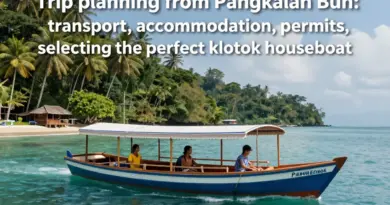 Planning Your Trip from Pangkalan Bun—Transport, Accommodation, Permits, and Choosing the Right Houseboat (Klotok)