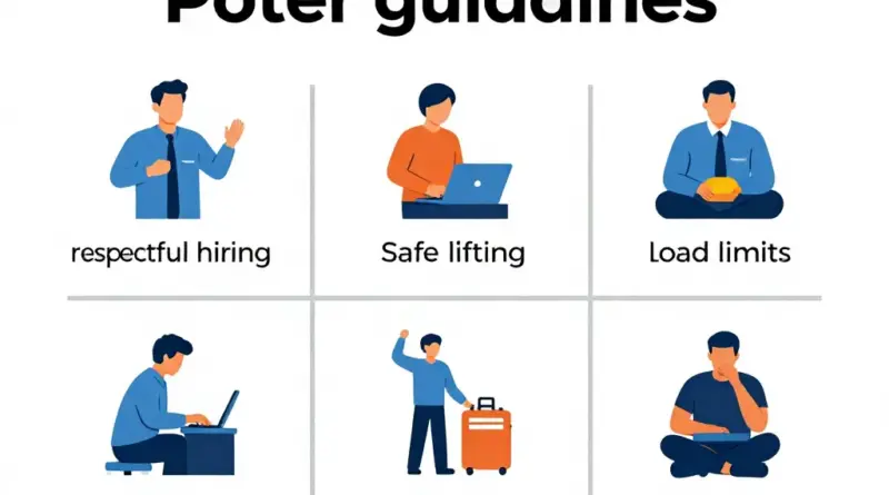 Porter Regulations and Best Practices: Rights, Loads, Hiring Etiquette, and Safety Protocols
