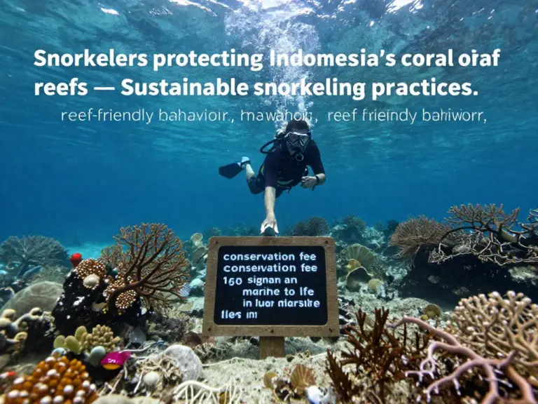 Protecting Coral Reefs in Indonesia: Snorkeling Best Practices and Conservation Fees Explained