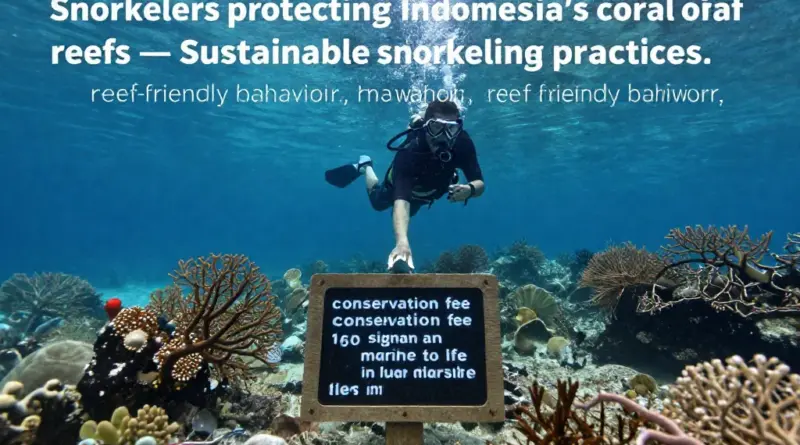 Protecting Coral Reefs in Indonesia: Snorkeling Best Practices and Conservation Fees Explained