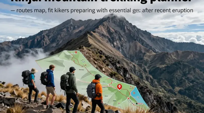Rinjani Trek Planner: Complete Guide to Routes, Fitness Preparation, Essential Gear, and Post-Eruption Safety Updates