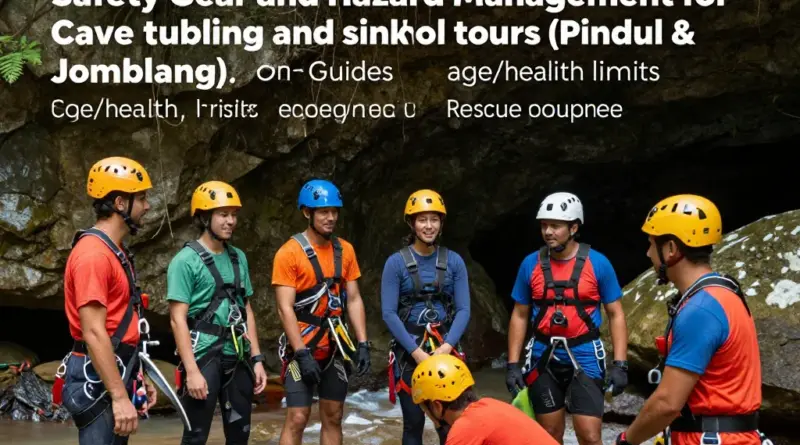 Safety Gear, Risks, and How Guides Manage Hazards in Pindul and Jomblang (including age/health limits and emergency procedures)
