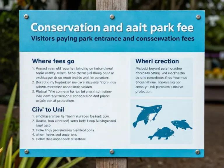 Understanding Conservation and Marine Park Fees: Where Fees Go, How They Help, and What Visitors Should Pay