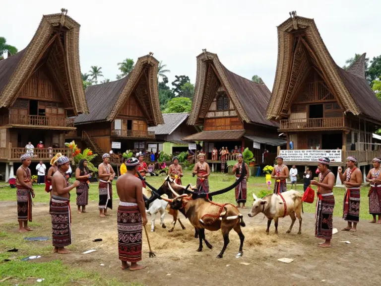What to Expect at a Toraja Funeral Ceremony — step-by-step flow of events, typical rituals (slaughtering, dances, music), duration, photography etiquette, and costs visitors might encounter