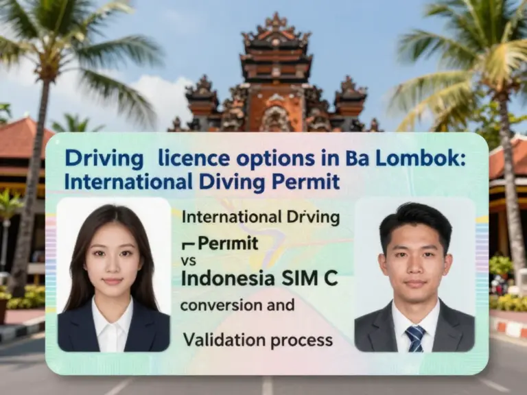 What type of driving license do you need in Bali and Lombok? (International Driving Permit, Indonesian SIM C, and how to convert/validate)