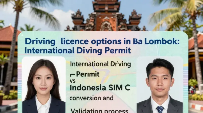 What type of driving license do you need in Bali and Lombok? (International Driving Permit, Indonesian SIM C, and how to convert/validate)