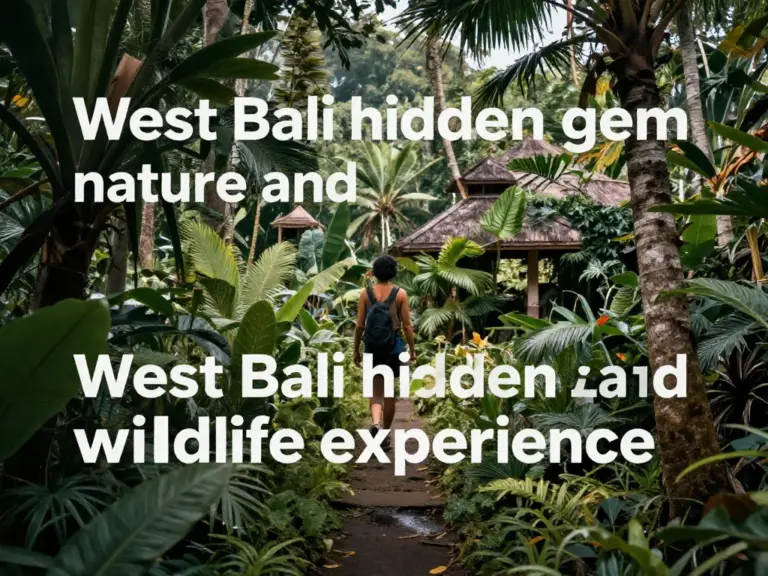 Why West Bali Offers a Hidden Gem Experience with Nature and Wildlife