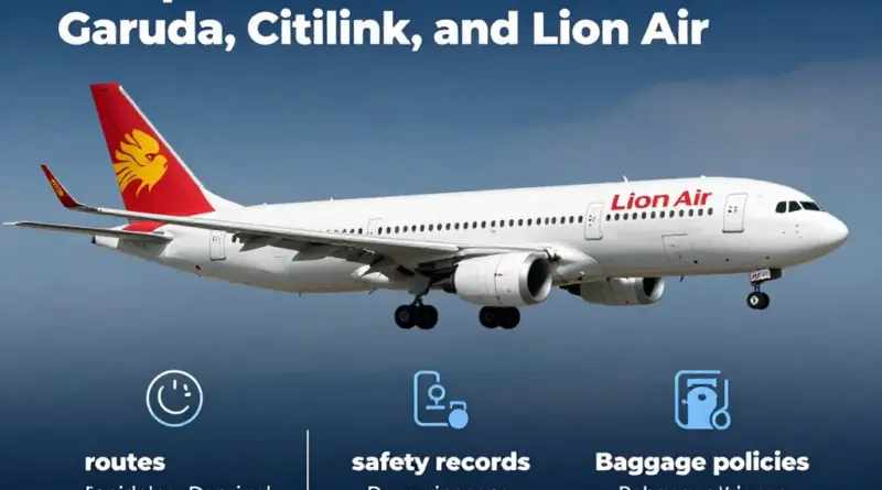 Why choose between Garuda, Citilink, and Lion Air? Comparing routes, fares, safety records, and baggage policies for domestic travel in Indonesia