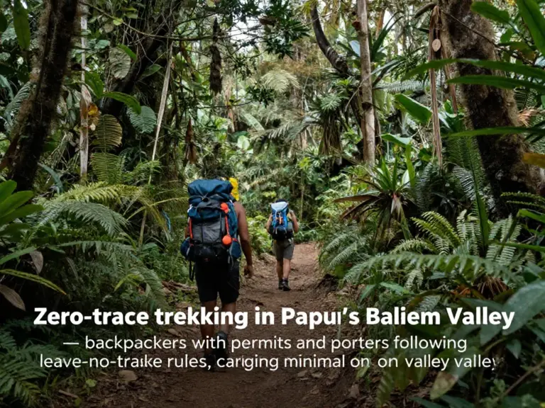 Zero-Trace Trekking in Papua’s Baliem Valley: Permits, Porter Rules, and Pack-In Best Practices
