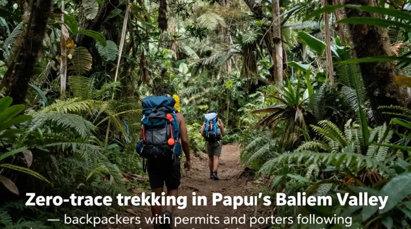 Zero-Trace Trekking in Papua’s Baliem Valley: Permits, Porter Rules, and Pack-In Best Practices