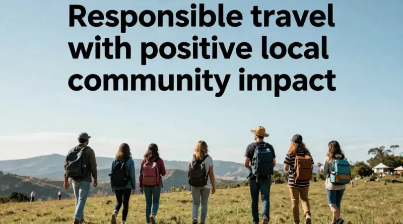 Best Ways to Travel Responsibly and Make a Positive Local Impact