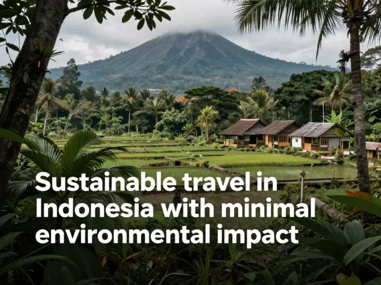 Sustainable Travel in Indonesia: How to Minimize Your Environmental Impact