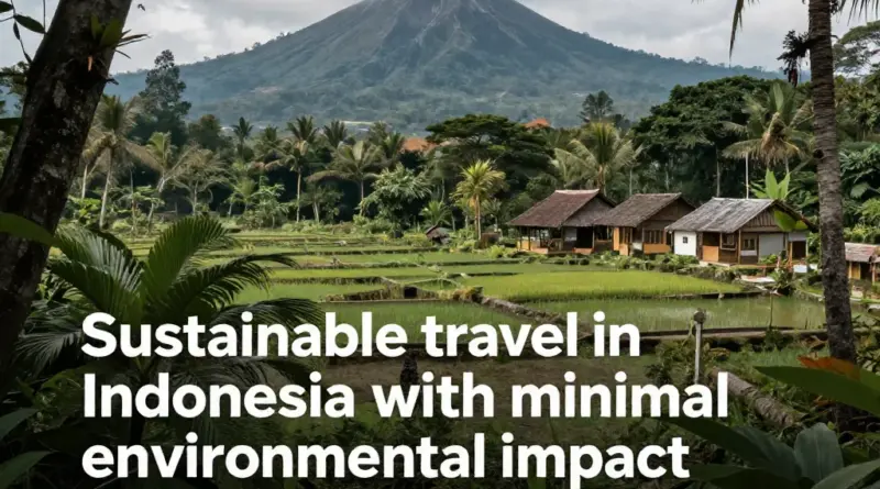 Sustainable Travel in Indonesia: How to Minimize Your Environmental Impact