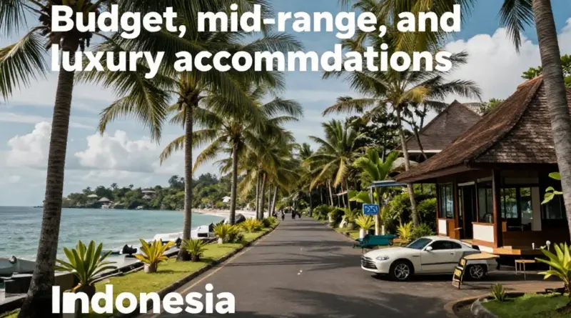 Best Areas to Find Budget Guesthouses, Mid-Range Hotels, and Luxury Resorts in Indonesia