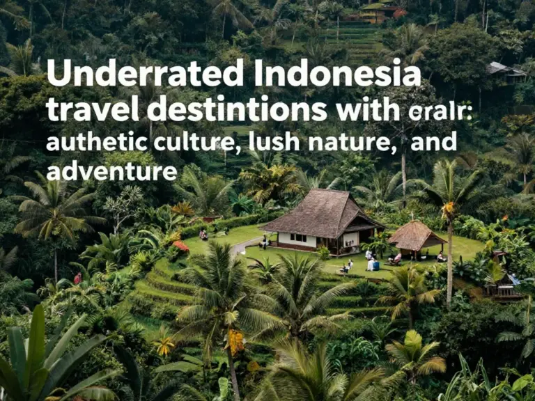 Best Underrated Indonesia Destinations for Authentic Culture, Nature, and Adventure