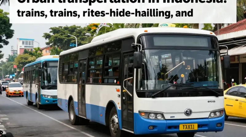 Getting Around Cities in Indonesia: Buses, Trains, Ride-Hailing, and Taxis