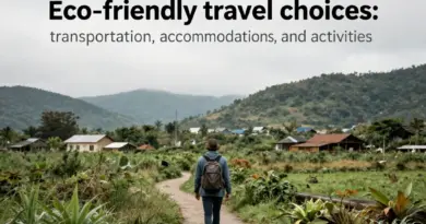 How to Choose Eco-Friendly Transportation, Stays, and Activities